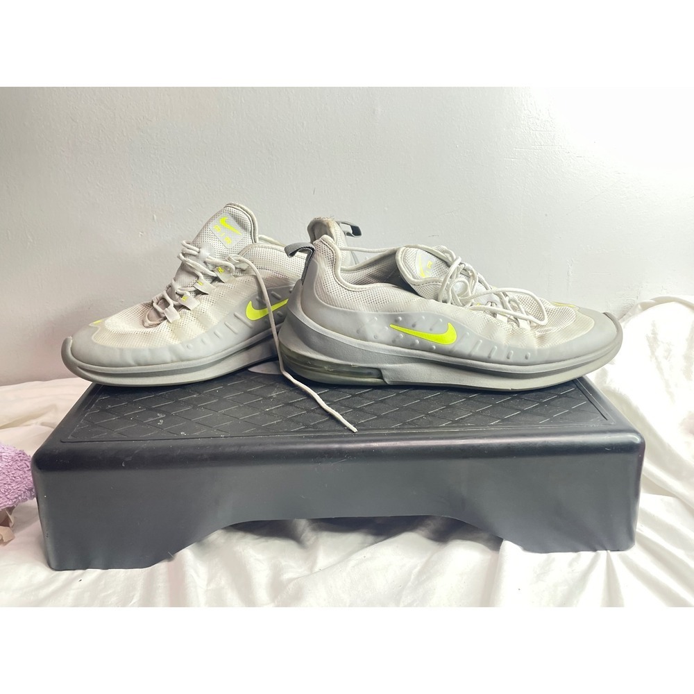 Nike Air Max Axis Gray Neon Yellow Running Shoes Sneakers Mens Size 10